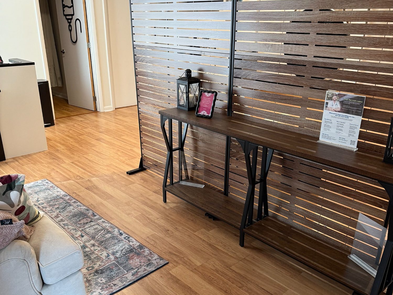 Reception area